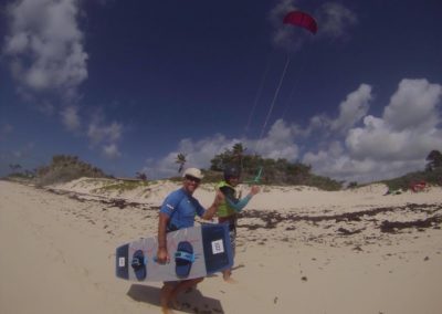 Rolf Lesson at Upwind Kite Surf School Barbados