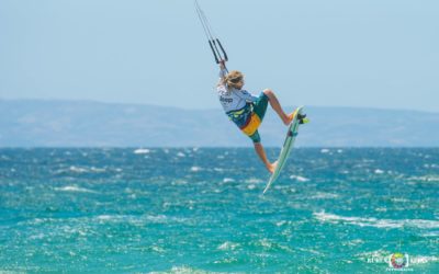 Our Instructor Simon competing at the Tarifa Strapless Pro Contest